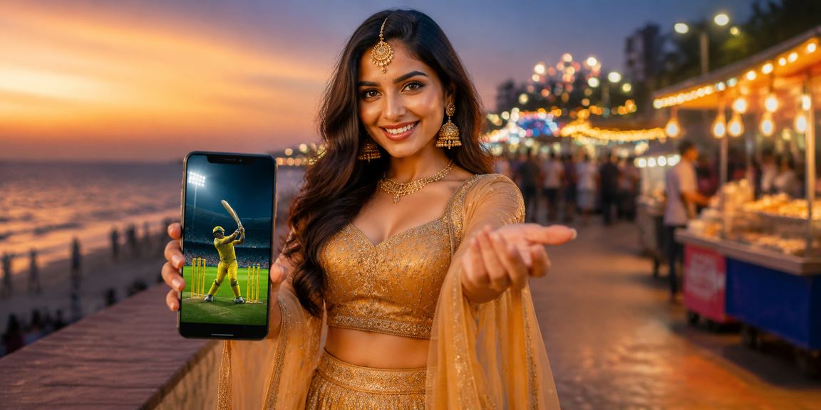 IPL cricket fans playing 9app lottery draws on mobile