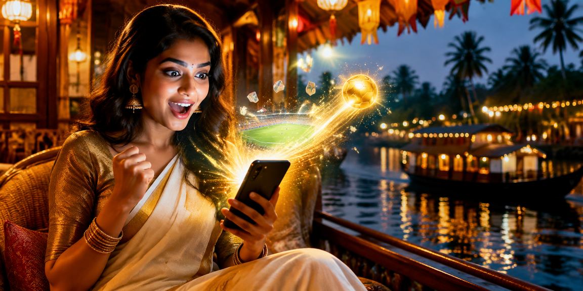 Indian sports betting night market ambiance